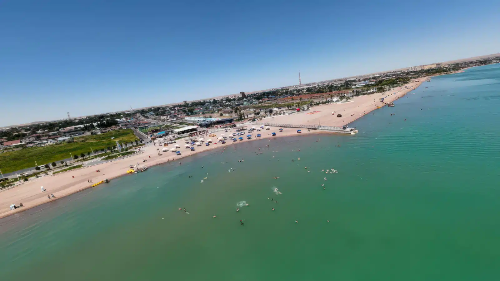Пляжи Конаева и Капчагайское водохранилище